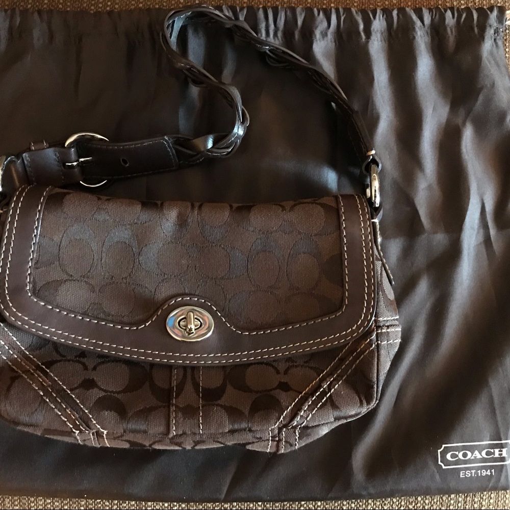 Small Chocolate Coach Handbag